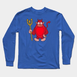 Devil Gorilla Long Sleeve T-Shirt